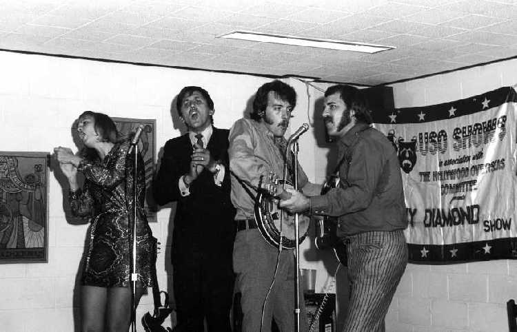 Maureen Reagan on USO Tour